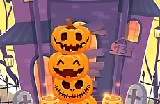 Pumpkin tower halloween