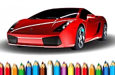 Racing Cars Coloring