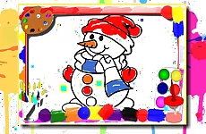 Winter Coloring Book