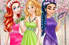 Colors of Spring Princess Gowns