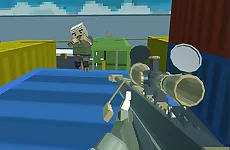 Shooting Blocky Combat Swat GunGame Survival