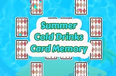 Summer Cold Drinks Card Memory