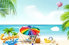 Summer Beach Slide