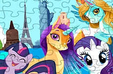 Unicorns Travel The World Puzzle