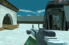 Blocky combat Shooting Arena 3D Pixel