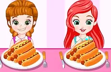 Princess Hotdog Eating Contest