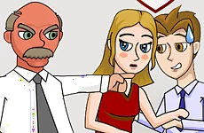 Secret Office Kissing