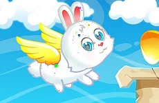 Easter Bunny Flying