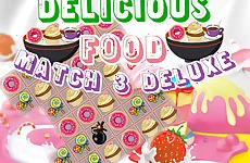 Delicious Food Match 3 Deluxes