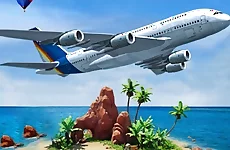 Airplane Simulator Island Travel