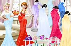 Pregnant Princesses Fashion Dressing Roo