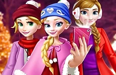 Princess Christmas Selfie