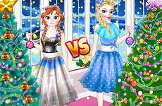 Ellie VS Annie Christman Tree!