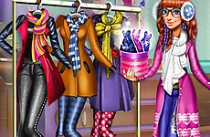 Tris Winter Fashion Dolly Dress Up