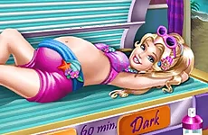 Pregnant Princess Tanning Solarium H5
