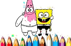 BTS Sponge Bob Coloring