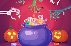 Cute Halloween Monsters Memory