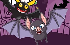 Scary Midnight Hidden Bats