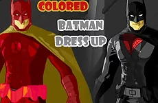 Colored Batman Dress Up