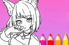 Anime Manga Coloring Book