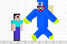 Noob vs Blue Monster