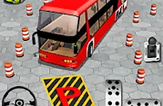 Modern Bus Parking - Bus