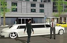 Limo Taxi Driving Simulator : Limousine Car Games