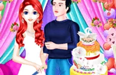 Mermaid Girl Wedding Cooking Cake Game