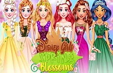 Princess Girls Spring Blossoms