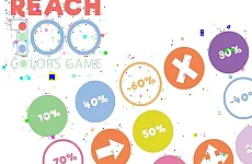 Reach 100 : Colors Game