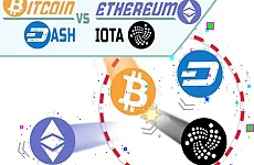 BITCOIN vs ETHEREUM DASH IOTA