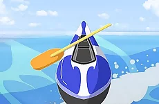 Rowing boat 3d