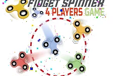 Fidget spinner: 4 players game