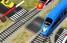 Railroad Crossing Station Sim Game 3D