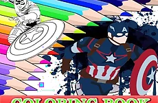 Coloring Book for Captain America