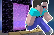 Noob Steve Parkour