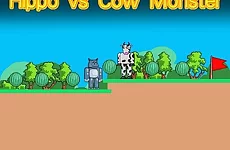 Hippo vs Cow Monster