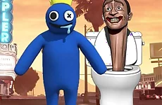 Rainbow Monster VS Skibidi Toilet
