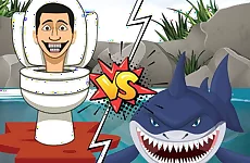 Hungry Shark Vs Skibidi