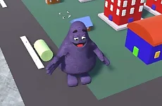 Grimace Shake City Chaos