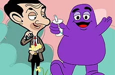 When Mr Bean meet Grimace