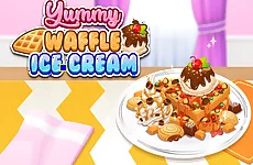 Yummy Waffle Ice Cream