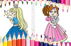 Beautiful Princess Coloring Book
