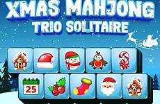 Xmas Mahjong Trio Solitaire