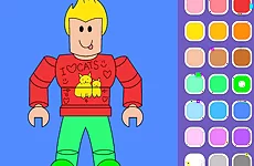 Roblox Coloring Game