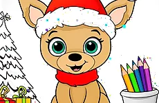 Christmas Coloring Game 2