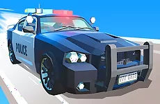 Police Car Line Driving