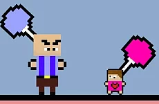 Angry Dad Cute Baby