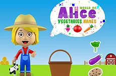 World of Alice   Vegetables Names