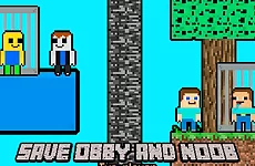 Save Obby and Noob Two players